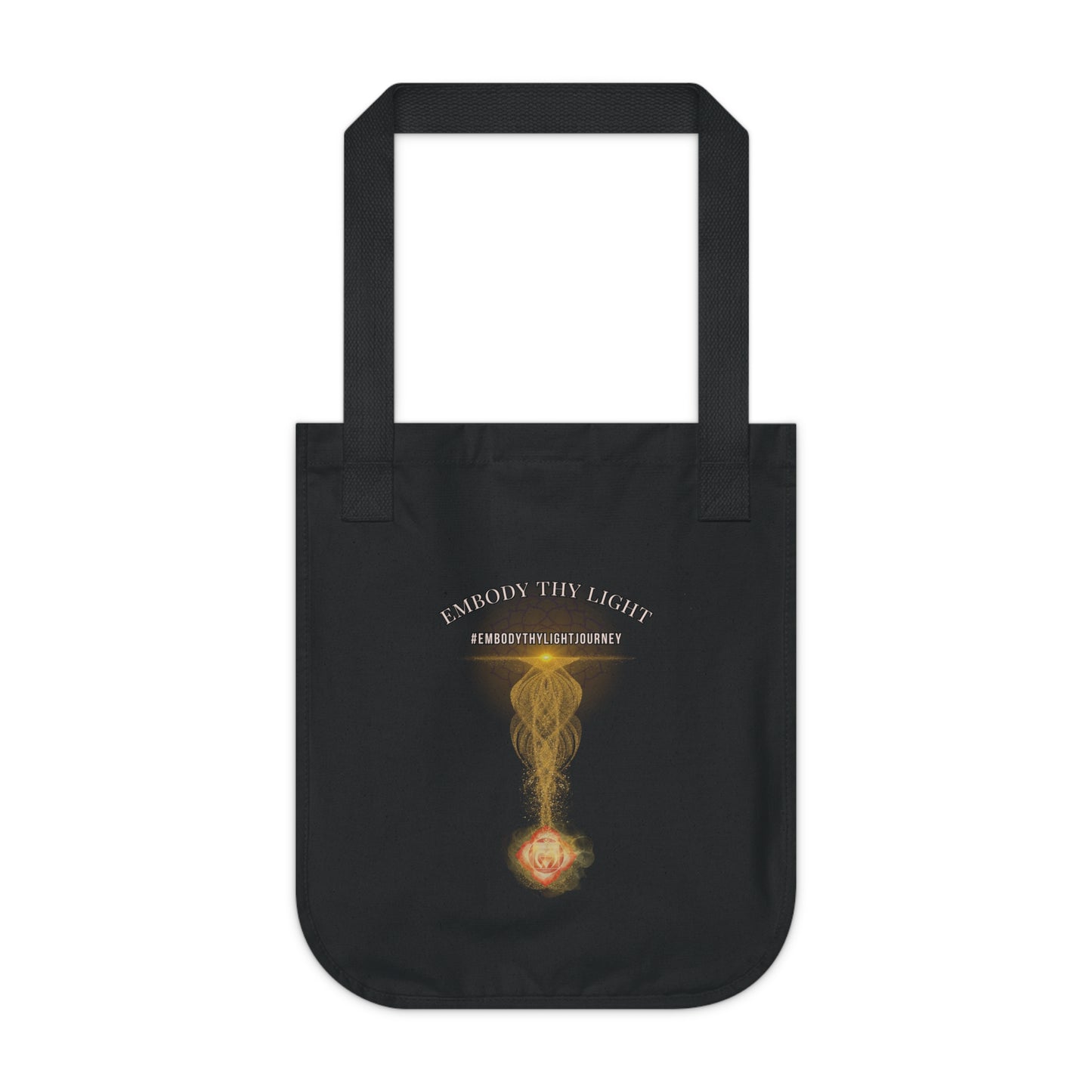 Canvas Tote Bag - Inspirational Here & Choosin'/Embody thy light