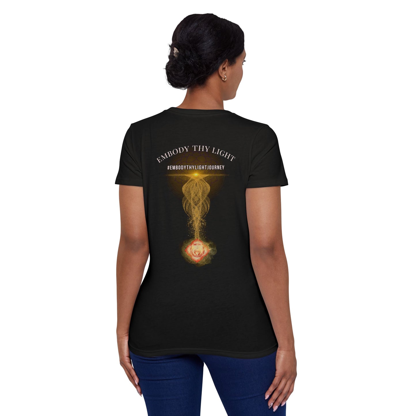 Women's Organic Tee - Embody Thy Light & Feminine Power Inspirational Shirt
