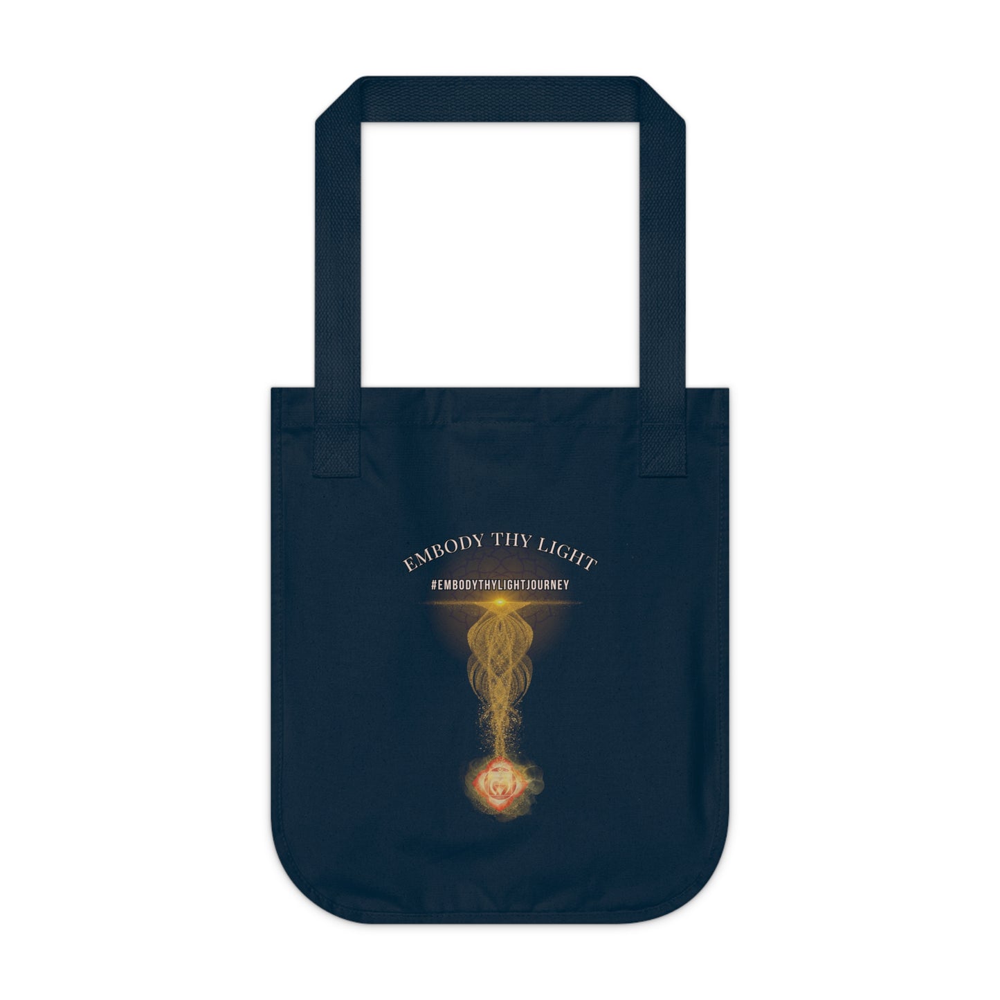 Canvas Tote Bag - Inspirational Here & Choosin'/Embody thy light