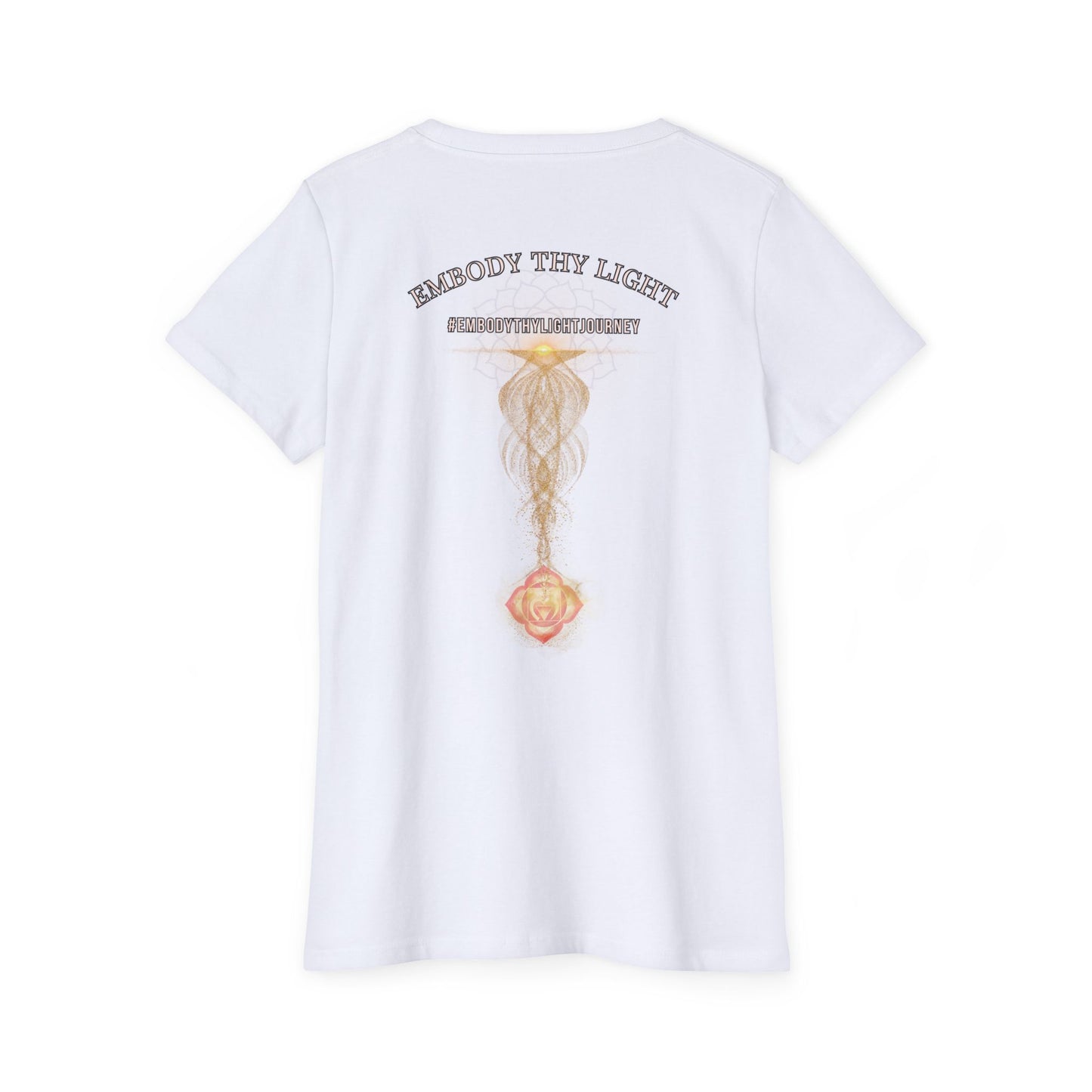 Women's Organic Tee - Embody Thy Light & Feminine Power Inspirational Shirt