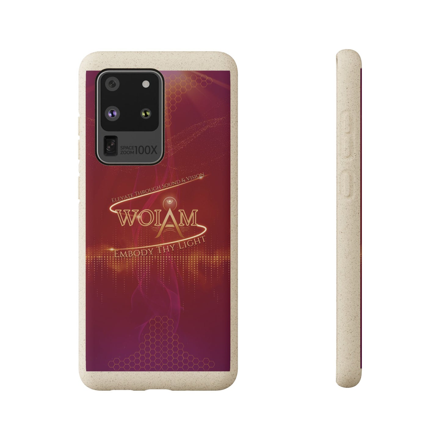 Phone Case - Eco-Friendly Biodegradable 'Embody Thy Light' Design