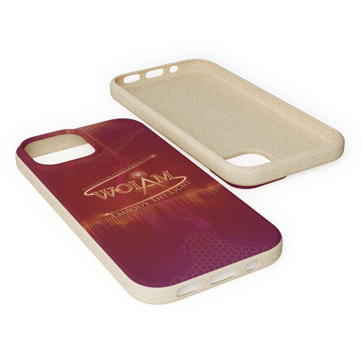 Phone Case - Eco-Friendly Biodegradable 'Embody Thy Light' Design
