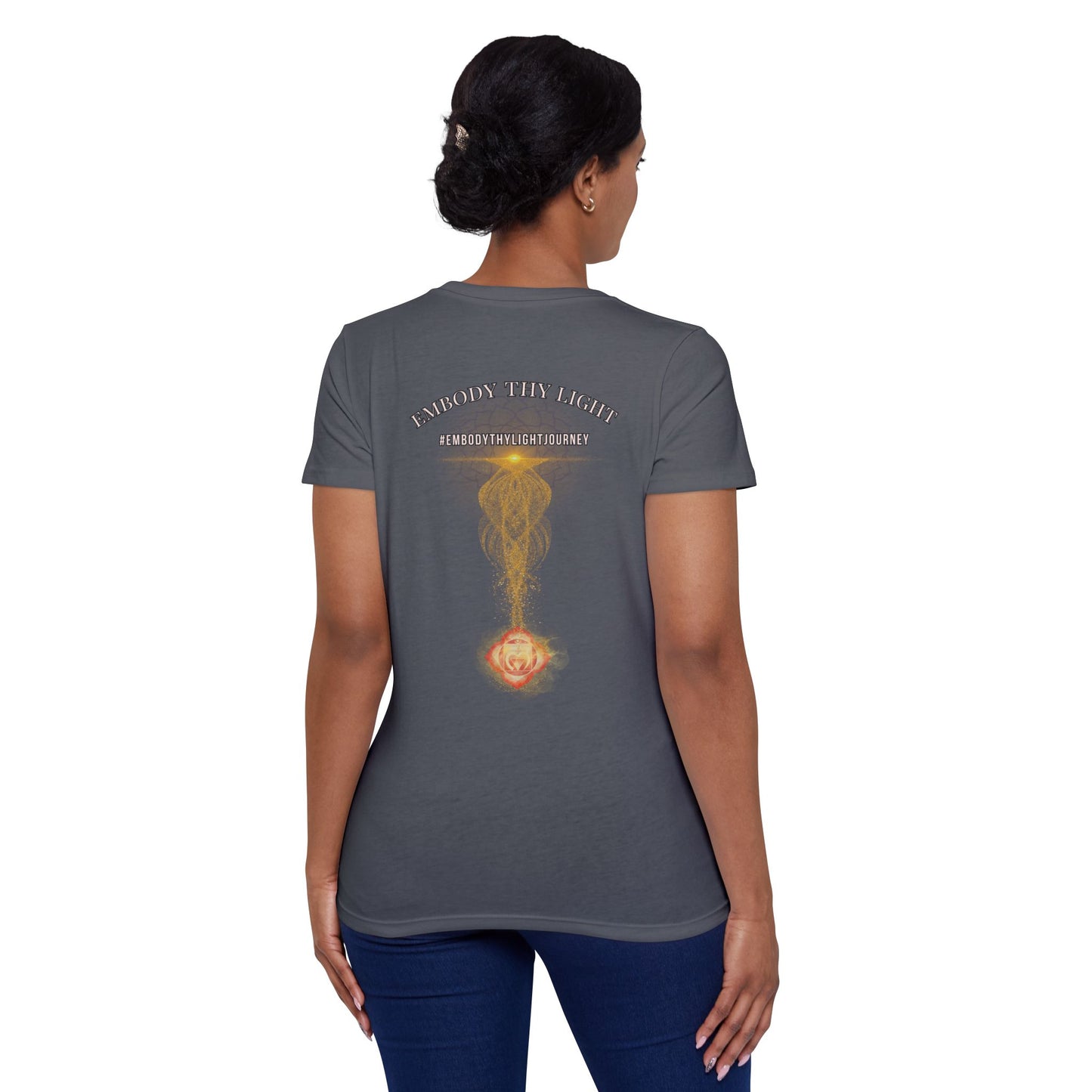 Women's Organic Tee - Embody Thy Light & Feminine Power Inspirational Shirt