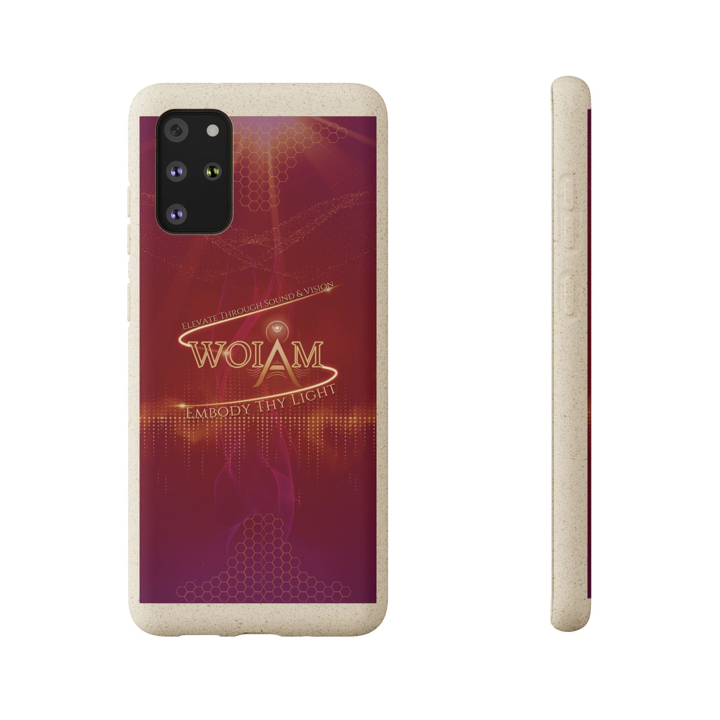 Phone Case - Eco-Friendly Biodegradable 'Embody Thy Light' Design
