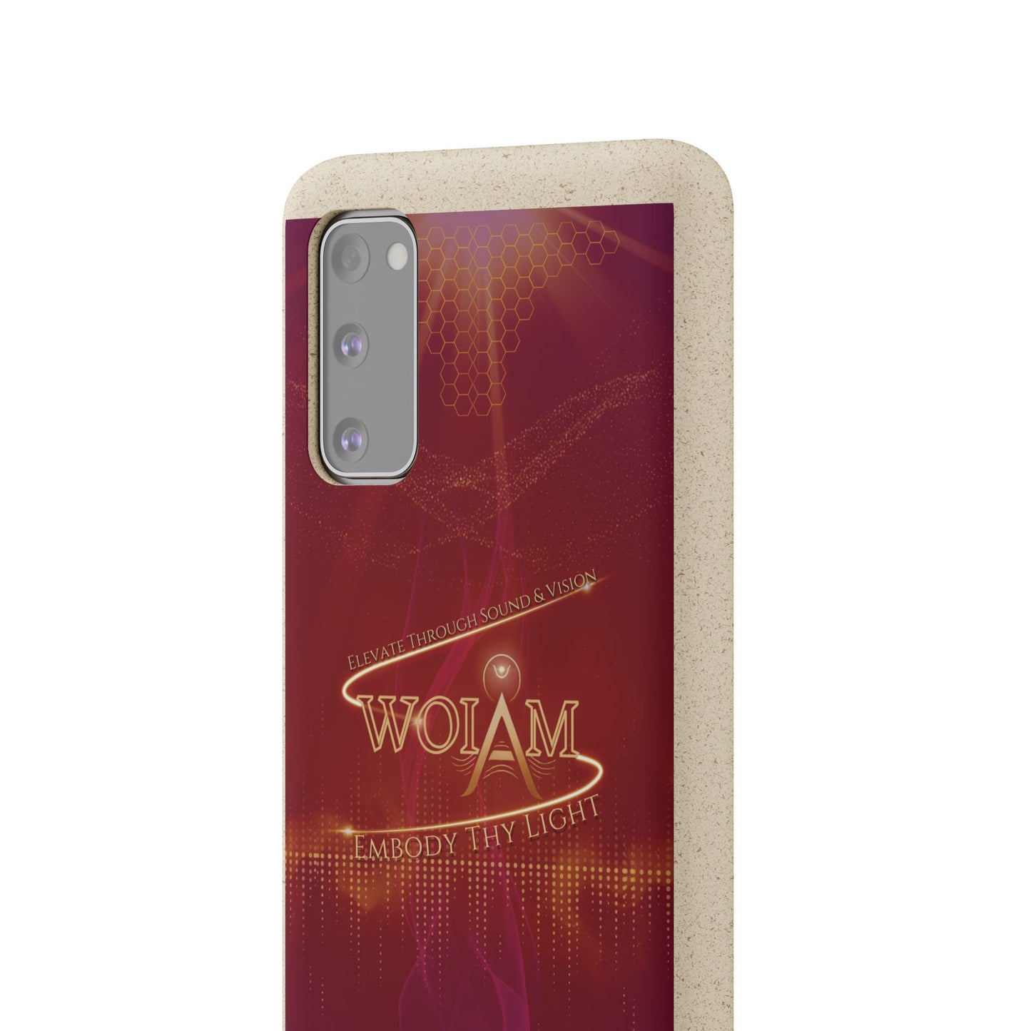 Phone Case - Eco-Friendly Biodegradable 'Embody Thy Light' Design