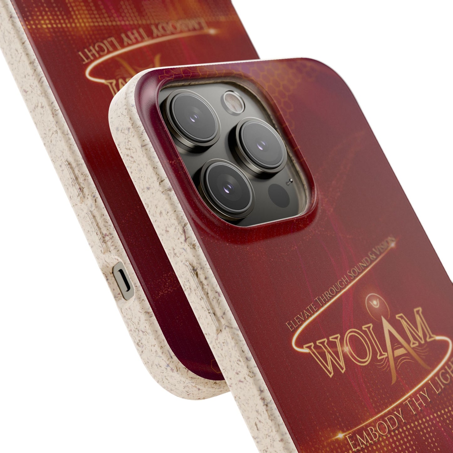 Phone Case - Eco-Friendly Biodegradable 'Embody Thy Light' Design