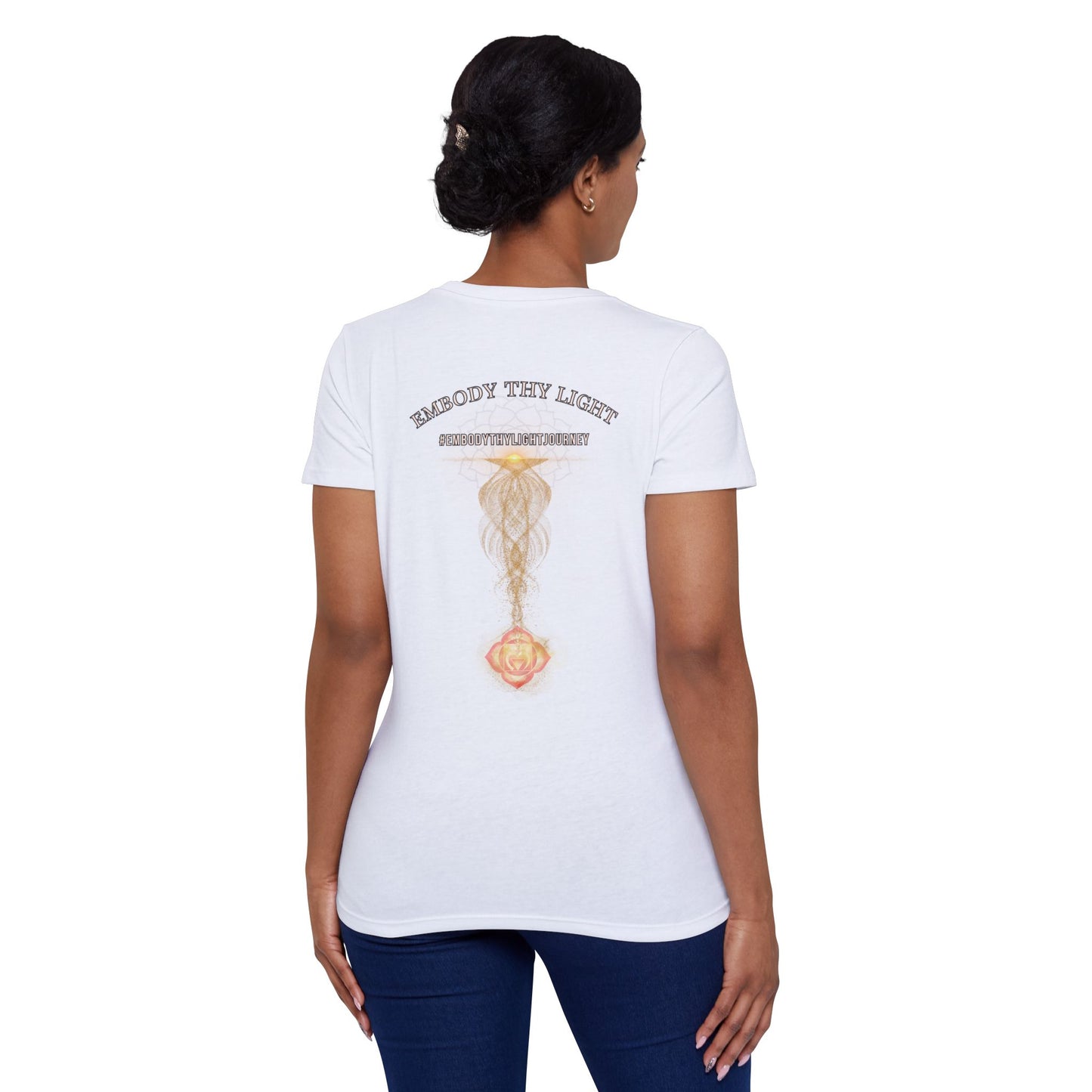 Women's Organic Tee - Embody Thy Light & Feminine Power Inspirational Shirt
