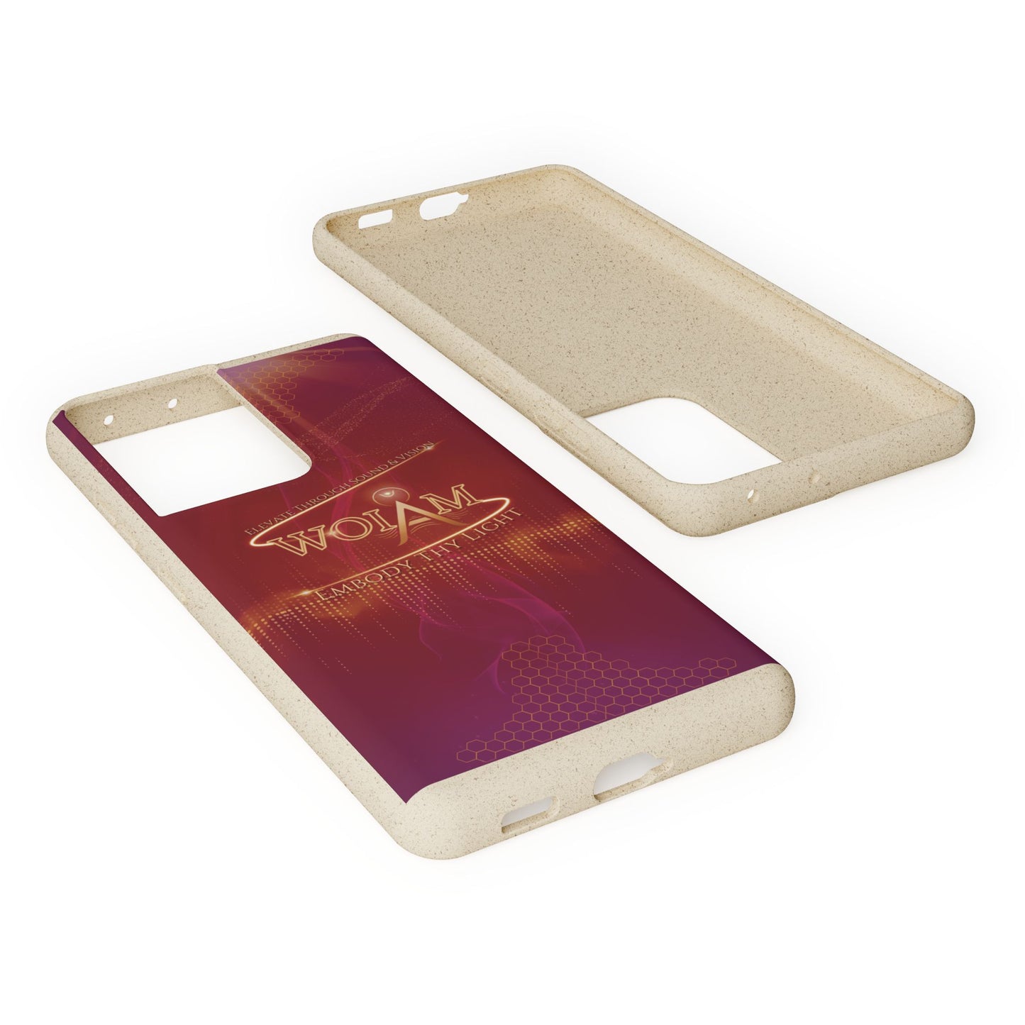 Phone Case - Eco-Friendly Biodegradable 'Embody Thy Light' Design