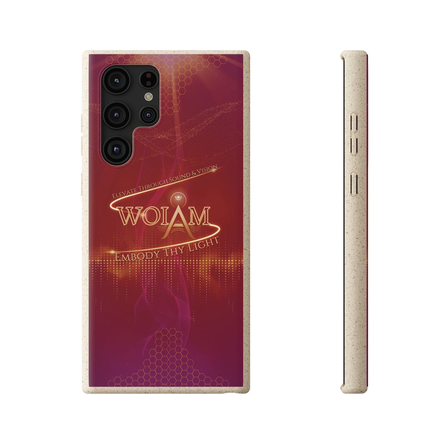 Phone Case - Eco-Friendly Biodegradable 'Embody Thy Light' Design