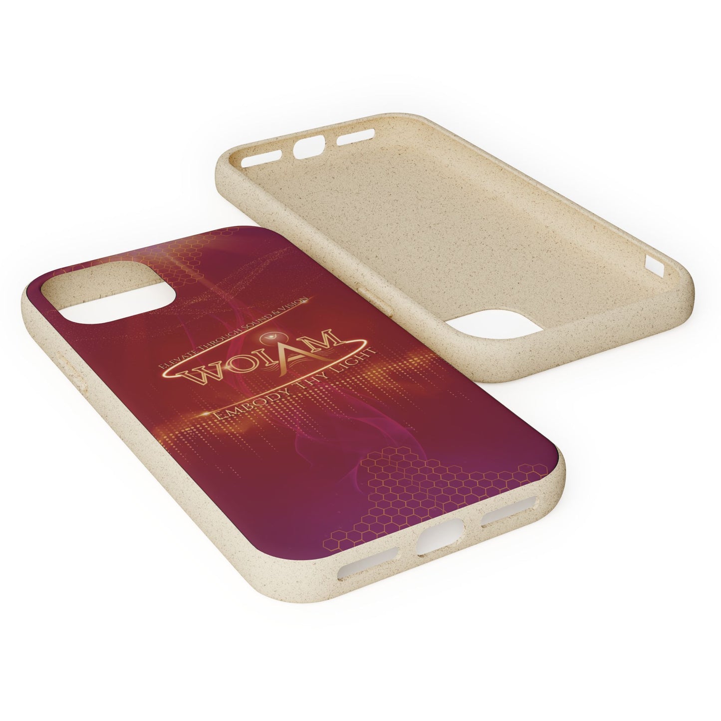 Phone Case - Eco-Friendly Biodegradable 'Embody Thy Light' Design