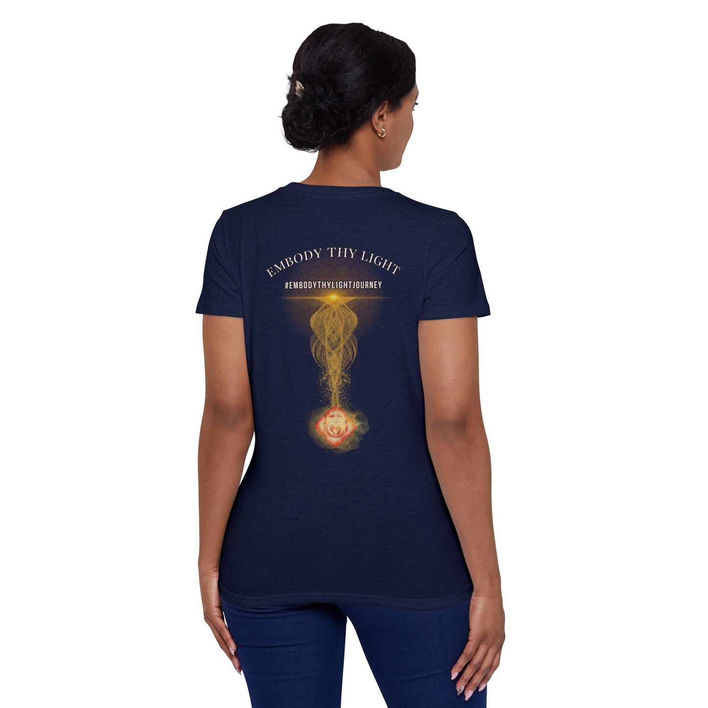 Women's Organic Tee - Embody Thy Light & Feminine Power Inspirational Shirt