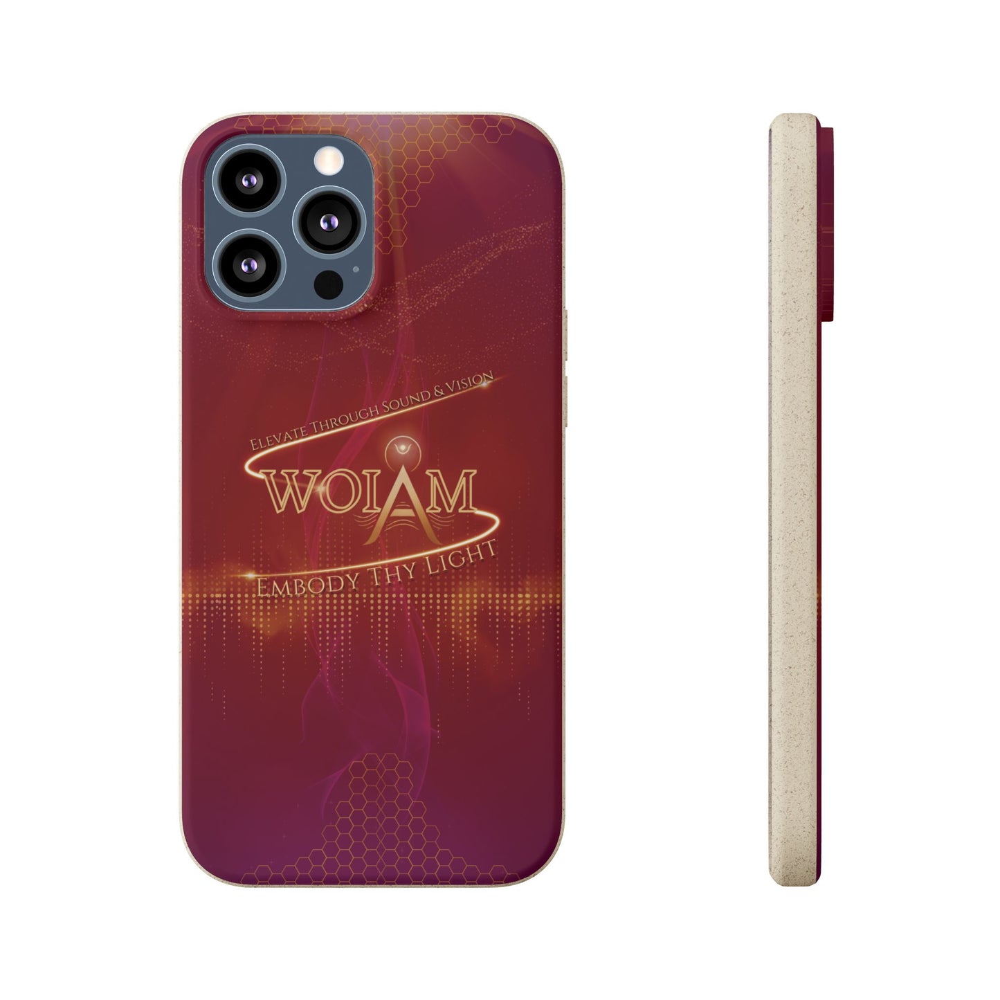 Phone Case - Eco-Friendly Biodegradable 'Embody Thy Light' Design