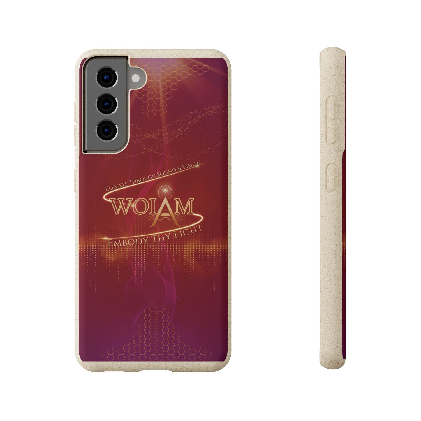 Phone Case - Eco-Friendly Biodegradable 'Embody Thy Light' Design