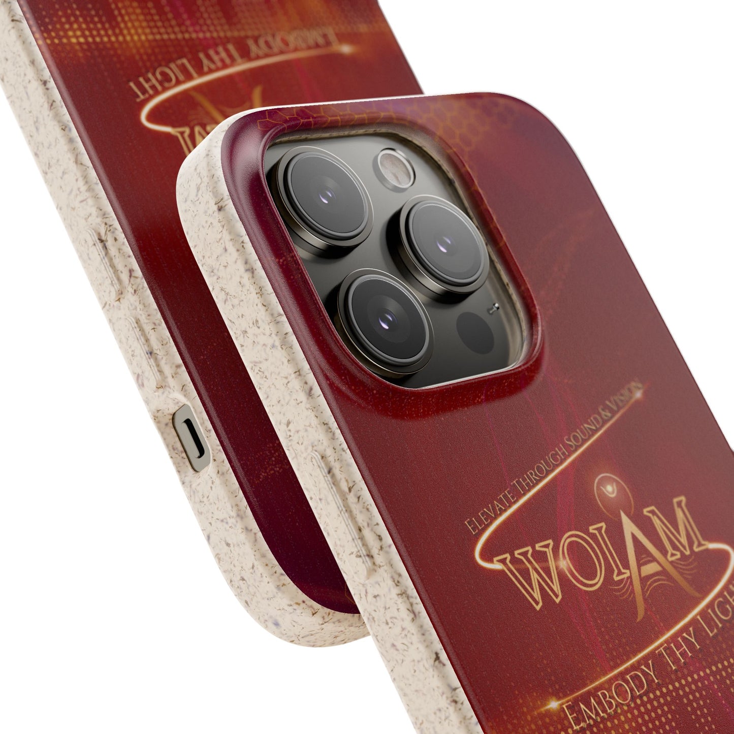 Phone Case - Eco-Friendly Biodegradable 'Embody Thy Light' Design