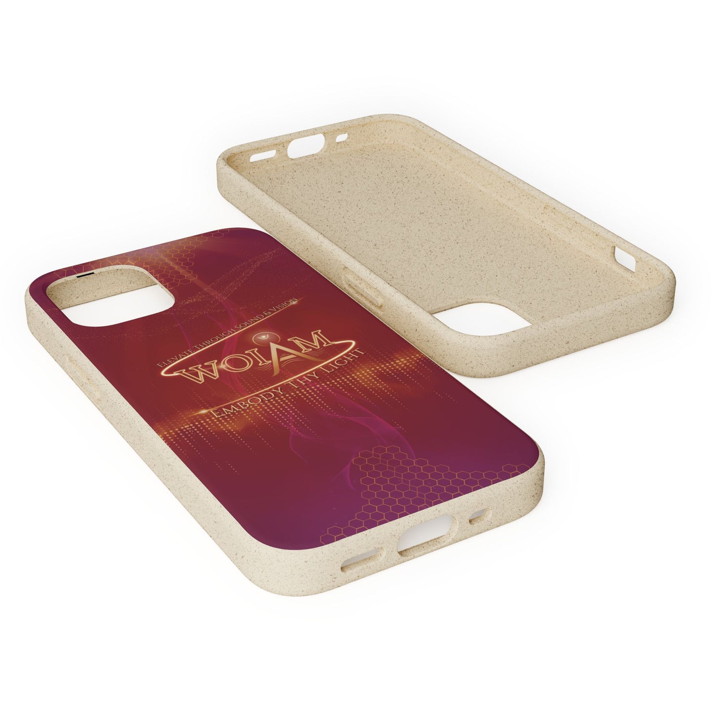 Phone Case - Eco-Friendly Biodegradable 'Embody Thy Light' Design