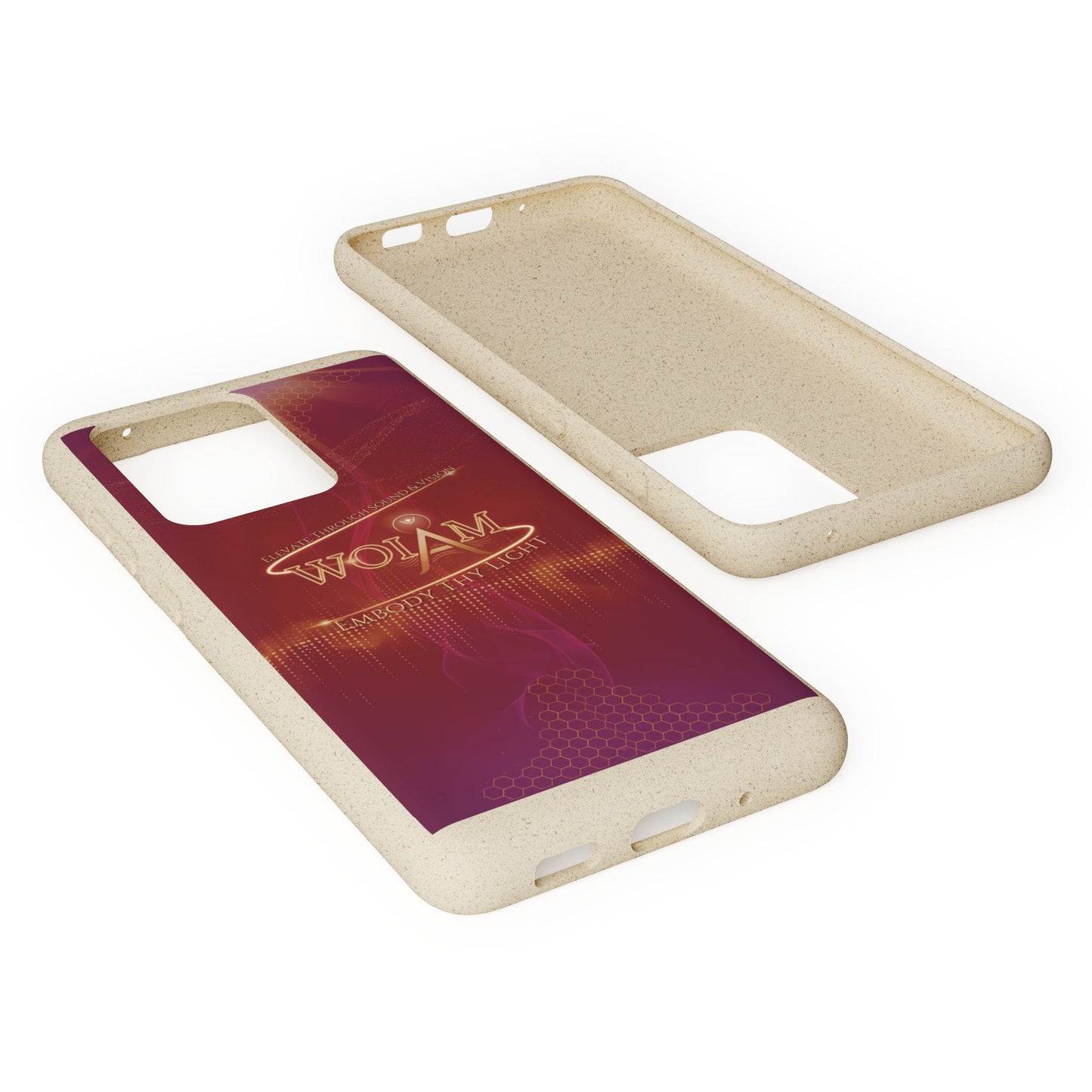 Phone Case - Eco-Friendly Biodegradable 'Embody Thy Light' Design