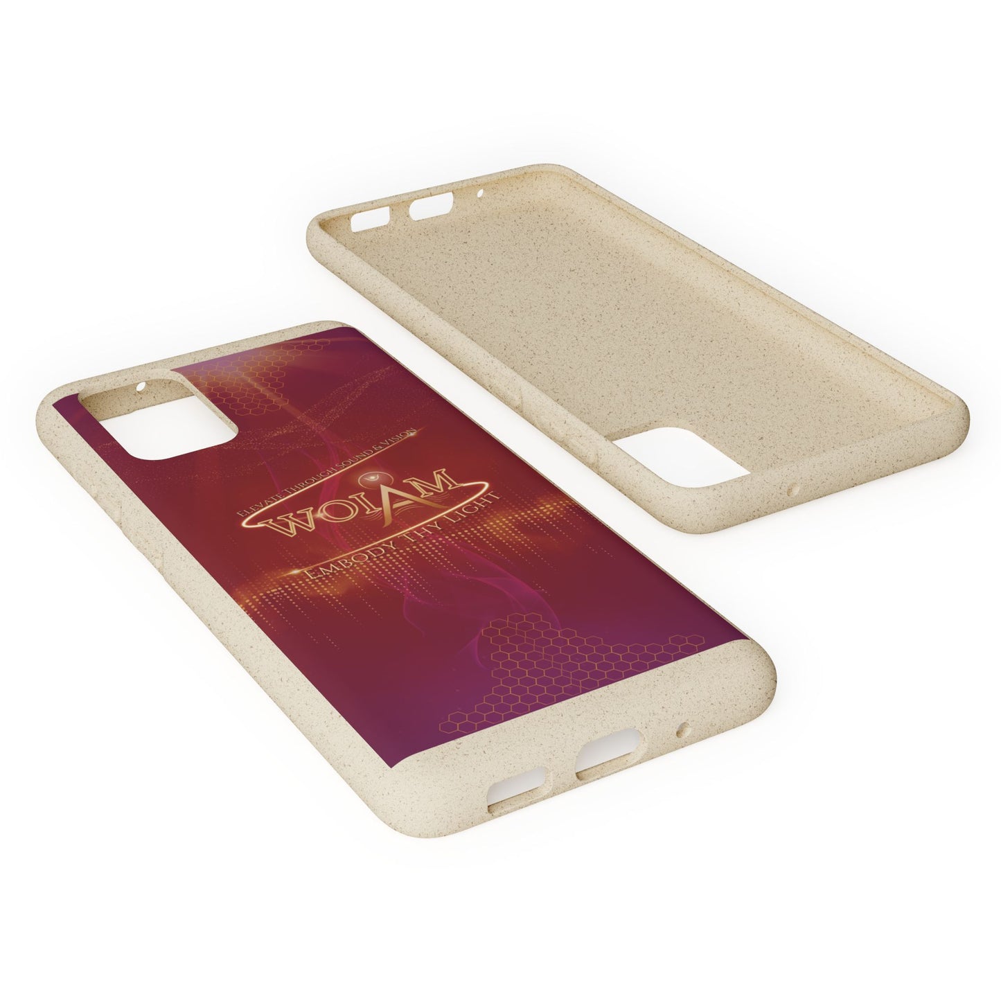 Phone Case - Eco-Friendly Biodegradable 'Embody Thy Light' Design