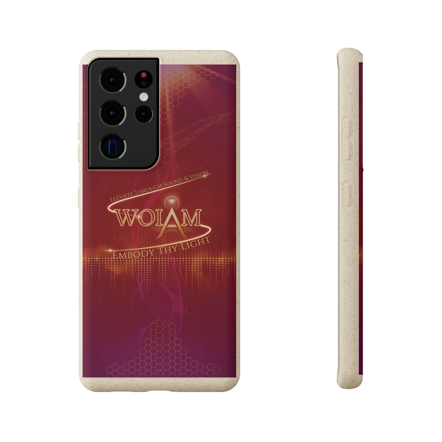 Phone Case - Eco-Friendly Biodegradable 'Embody Thy Light' Design